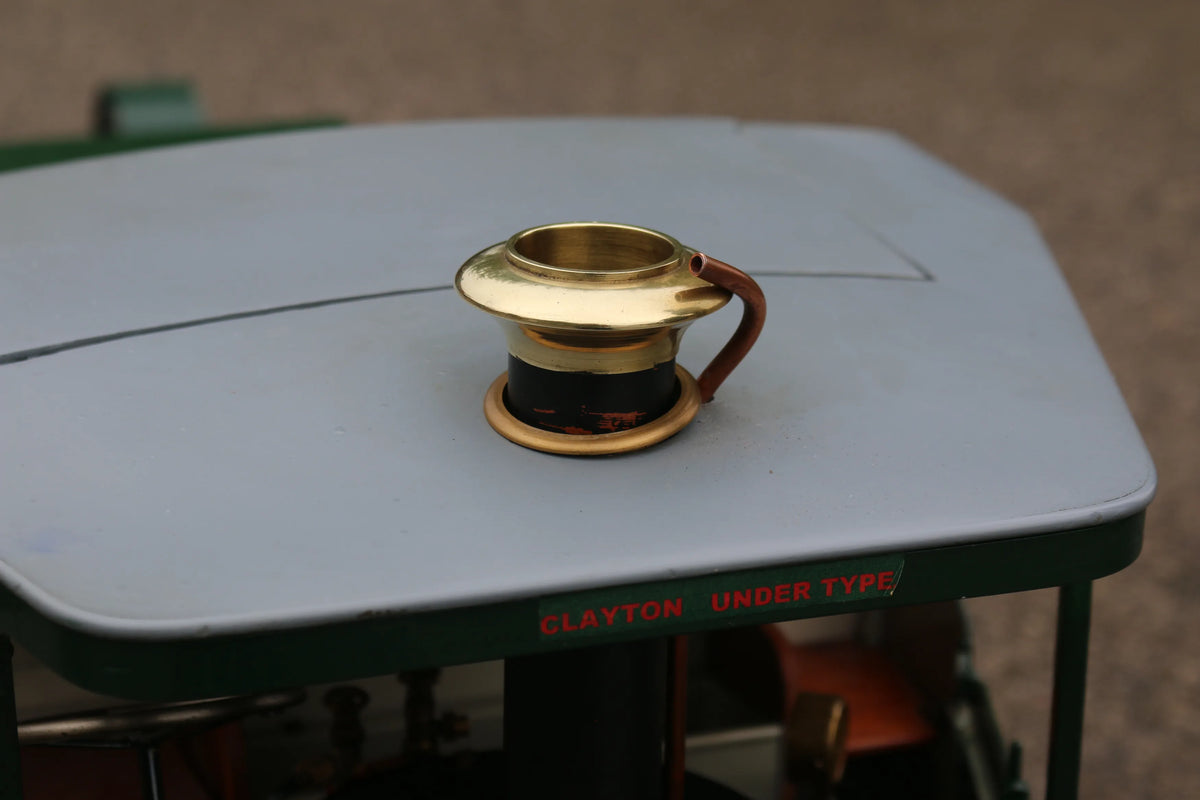 2 inch scale Clayton steam wagon with low loader trailer