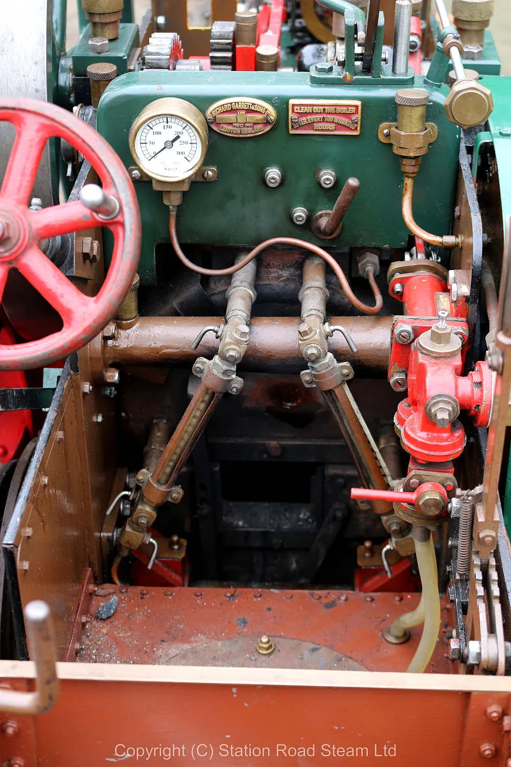 4 inch scale Garrett agricultural engine