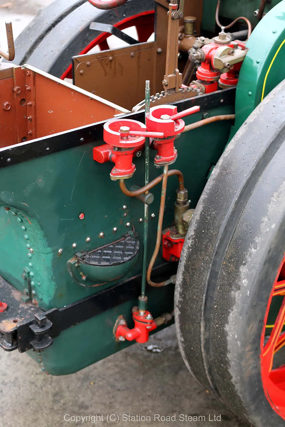 4 inch scale Garrett agricultural engine