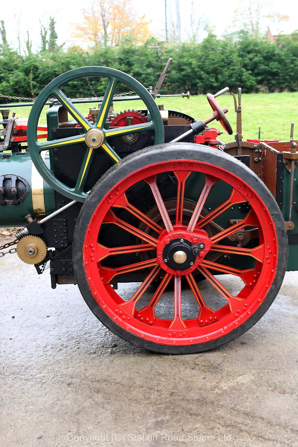 4 inch scale Garrett agricultural engine