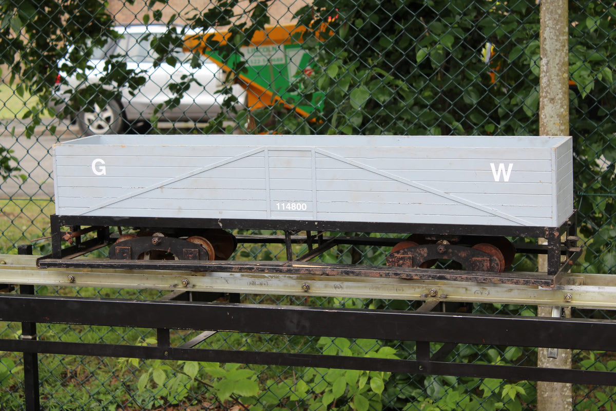 5 inch gauge bogie box wagon driving truck