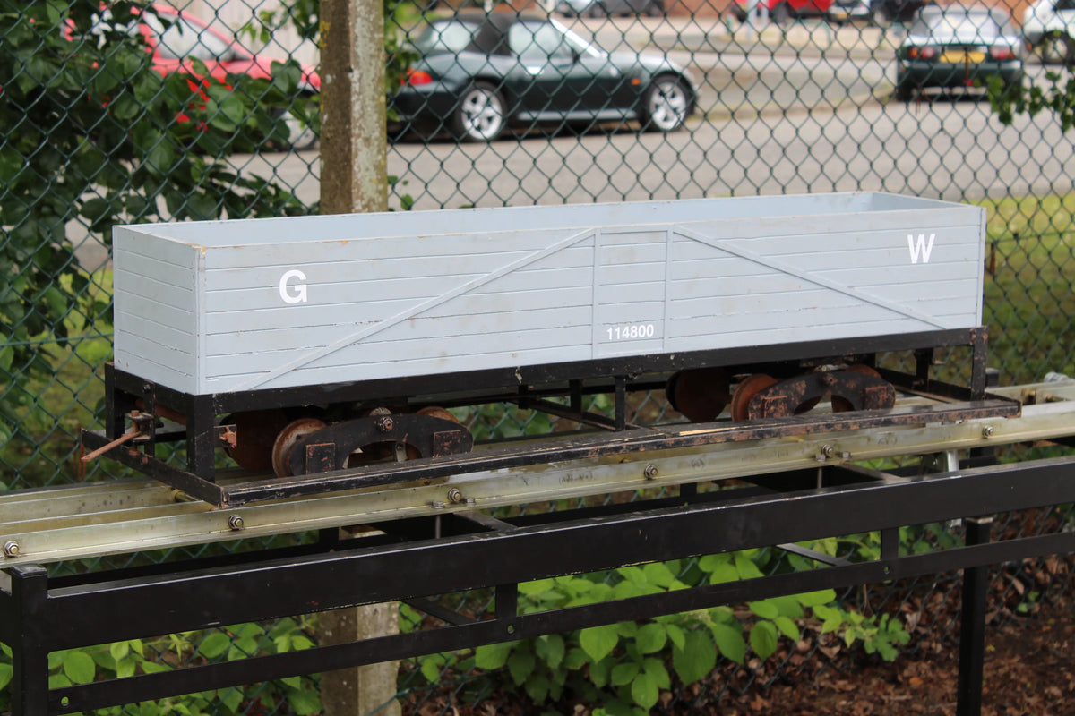 5 inch gauge bogie box wagon driving truck