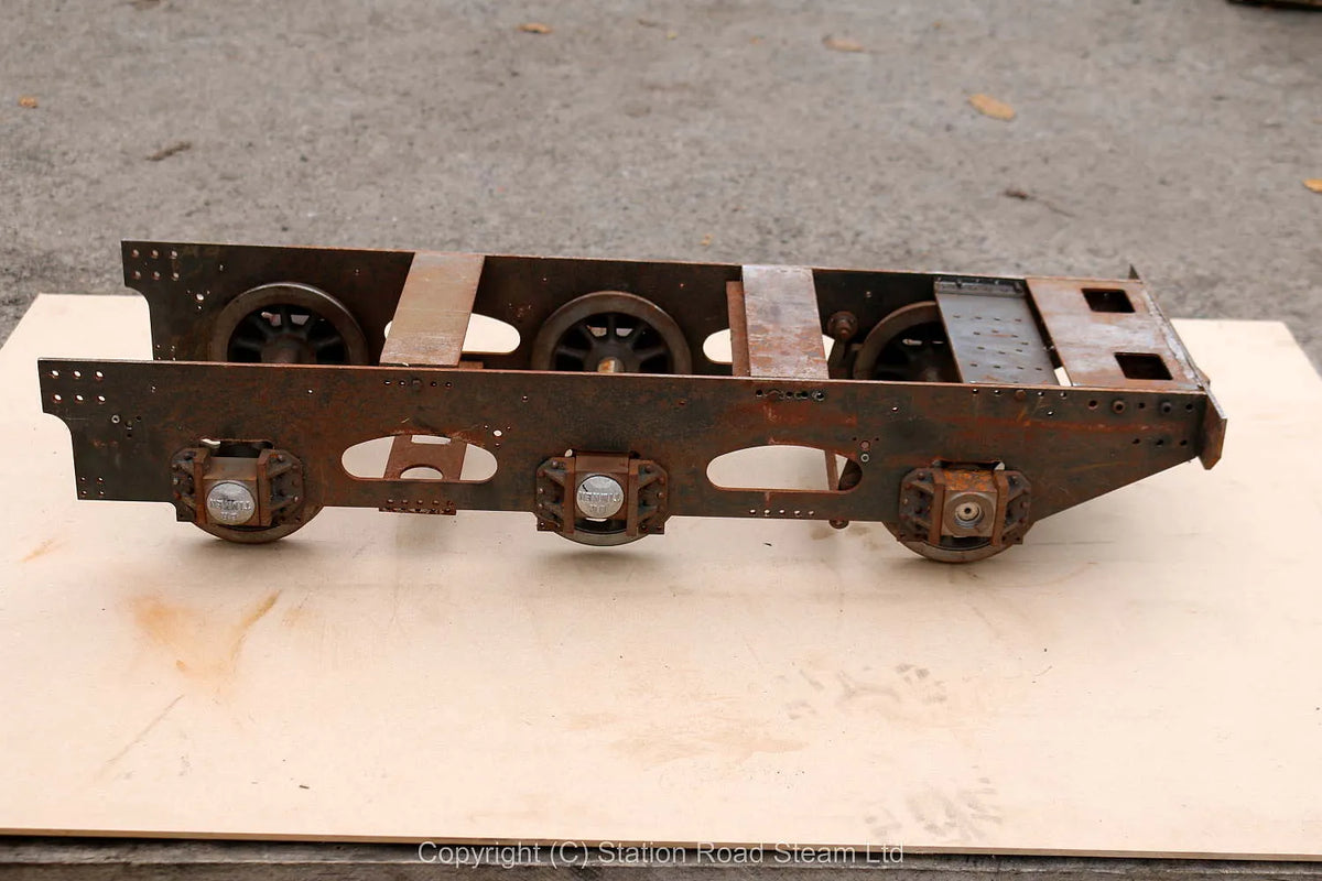 Part-built 7 1/4 inch gauge "Britannia" tender chassis