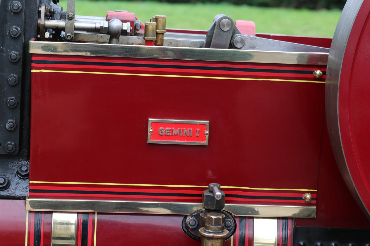 4 inch scale Burrell SCC road locomotive, "Gemini I"