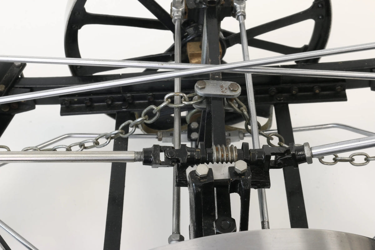 2 inch scale Fowler 6 furrow balanced plough