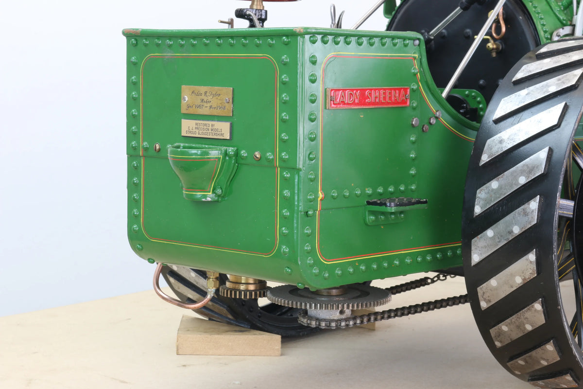 2 inch scale Kitson & Hewitson slant shaft ploughing engine