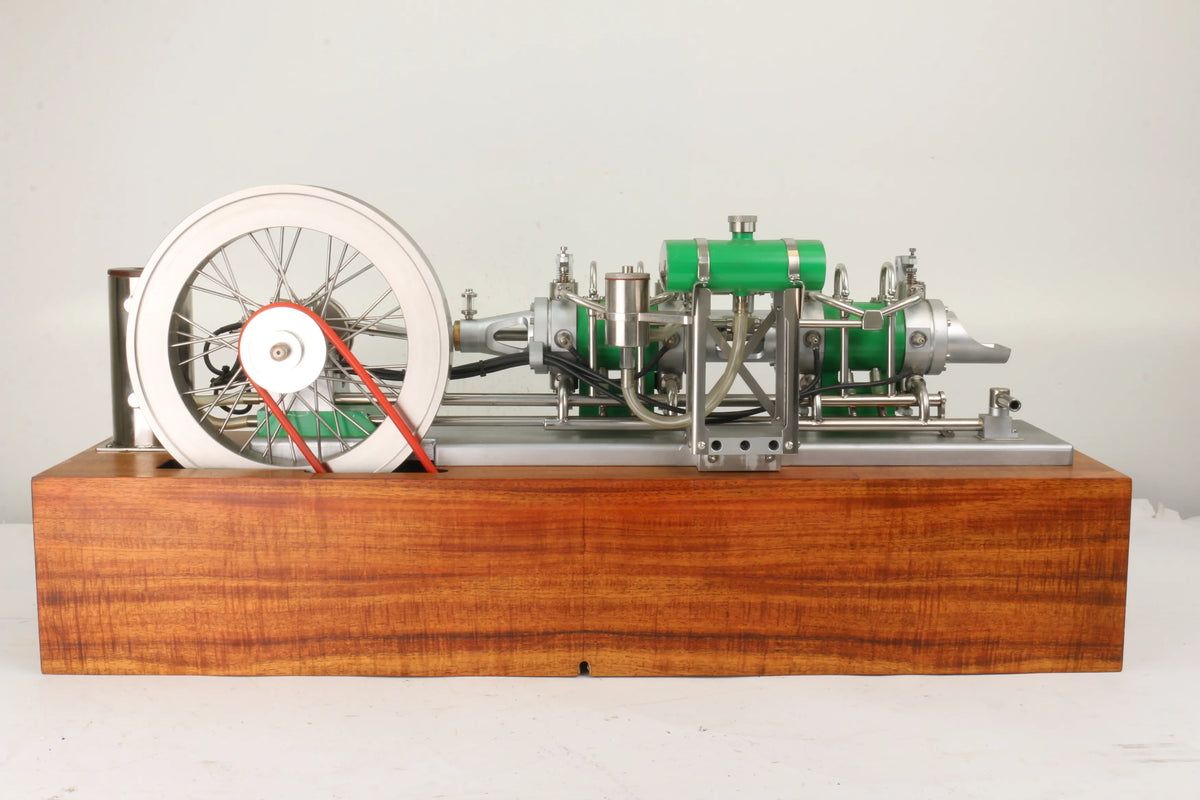 Snow double-acting tandem IC engine