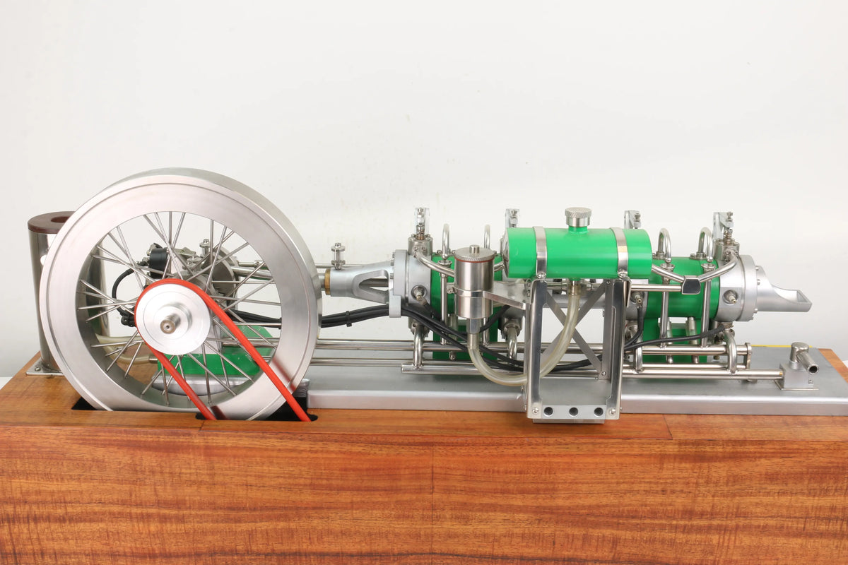 Snow double-acting tandem IC engine