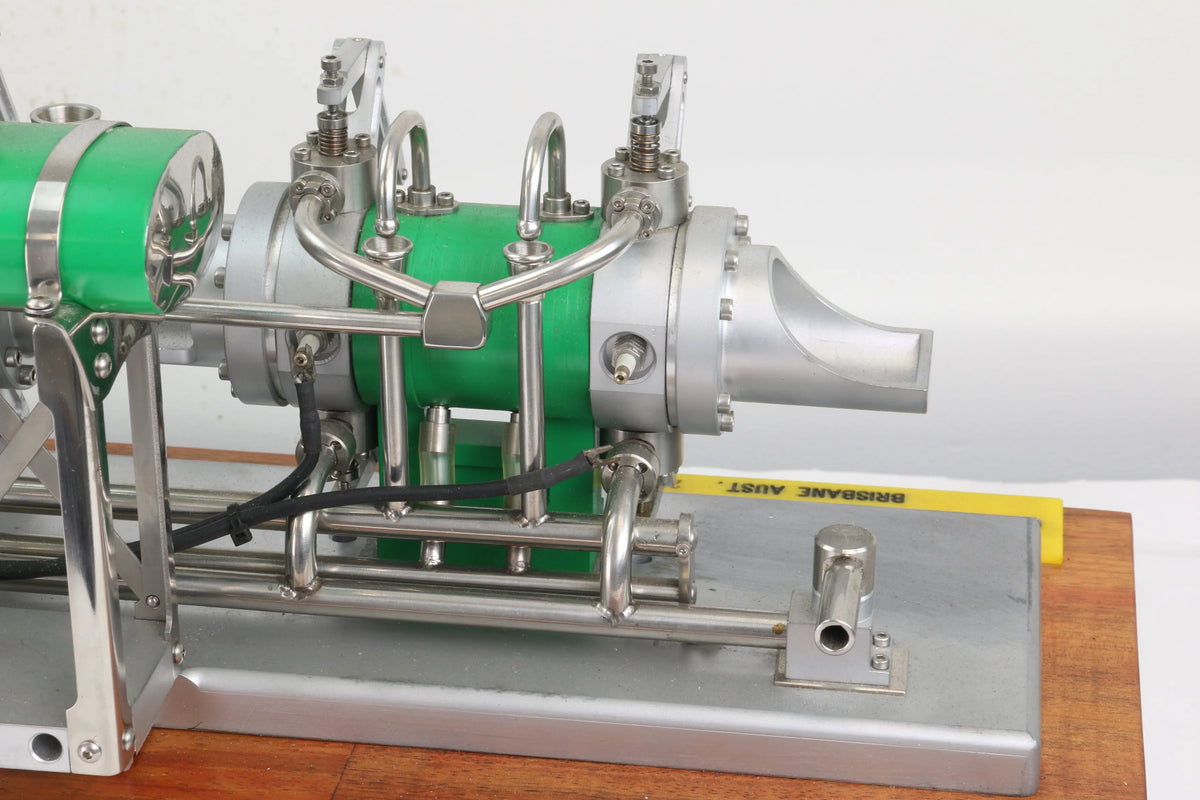 Snow double-acting tandem IC engine