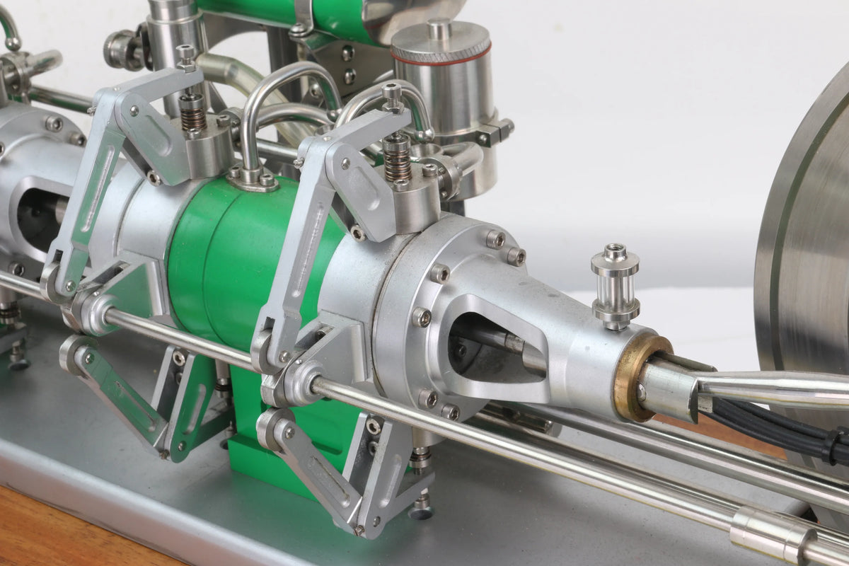 Snow double-acting tandem IC engine