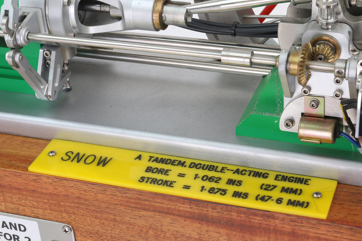 Snow double-acting tandem IC engine