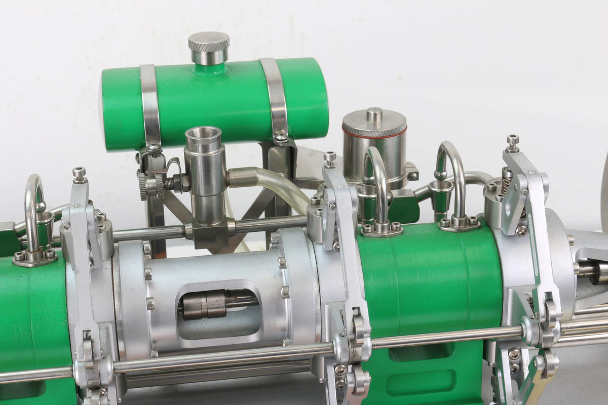 Snow double-acting tandem IC engine