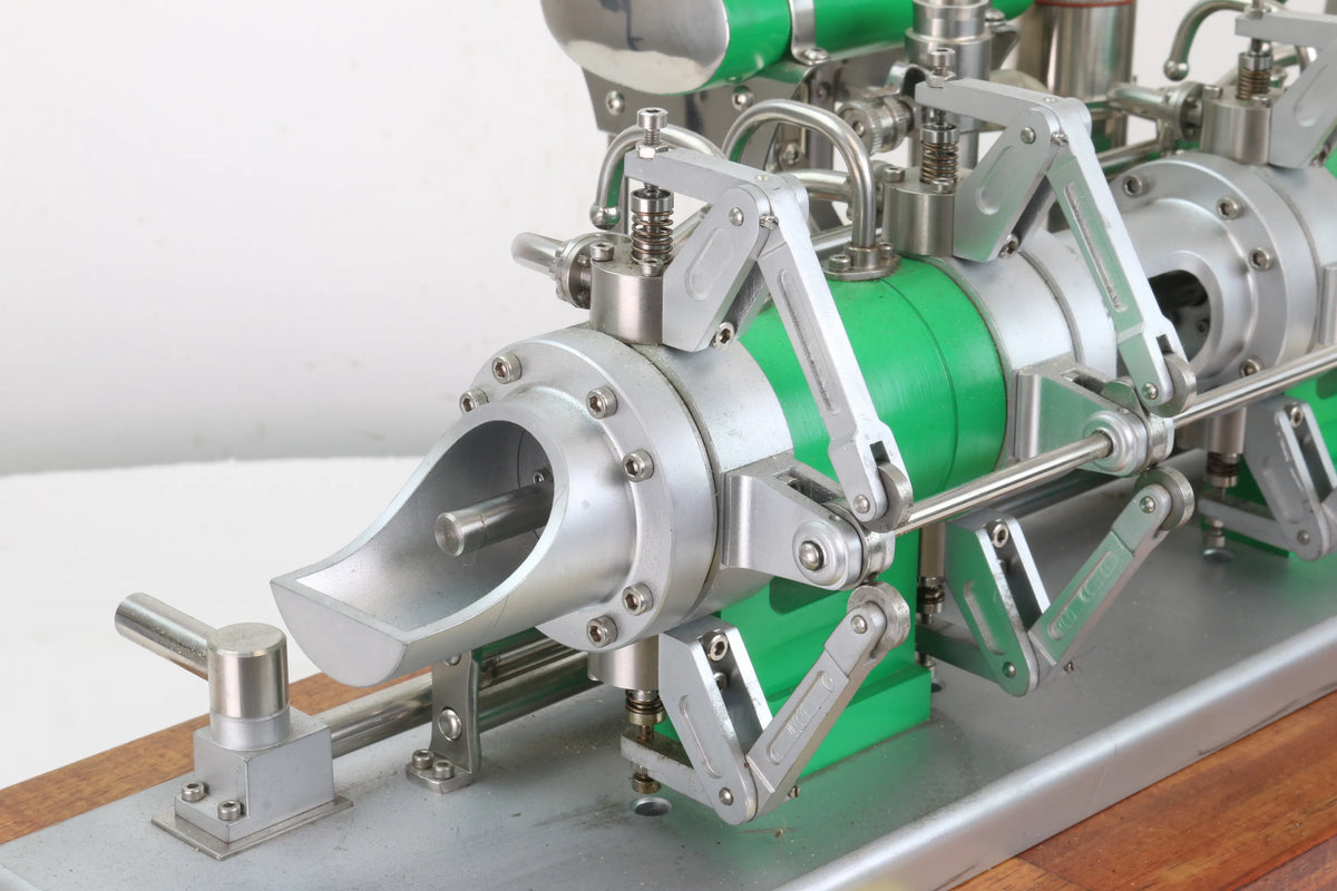 Snow double-acting tandem IC engine
