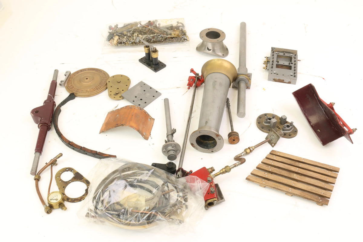 Dismantled 1 1/2 inch gauge Burrell Devonshire SCC agricultural engine