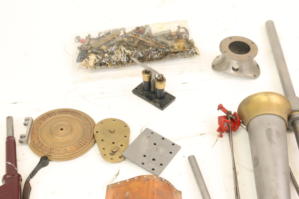 Dismantled 1 1/2 inch gauge Burrell Devonshire SCC agricultural engine
