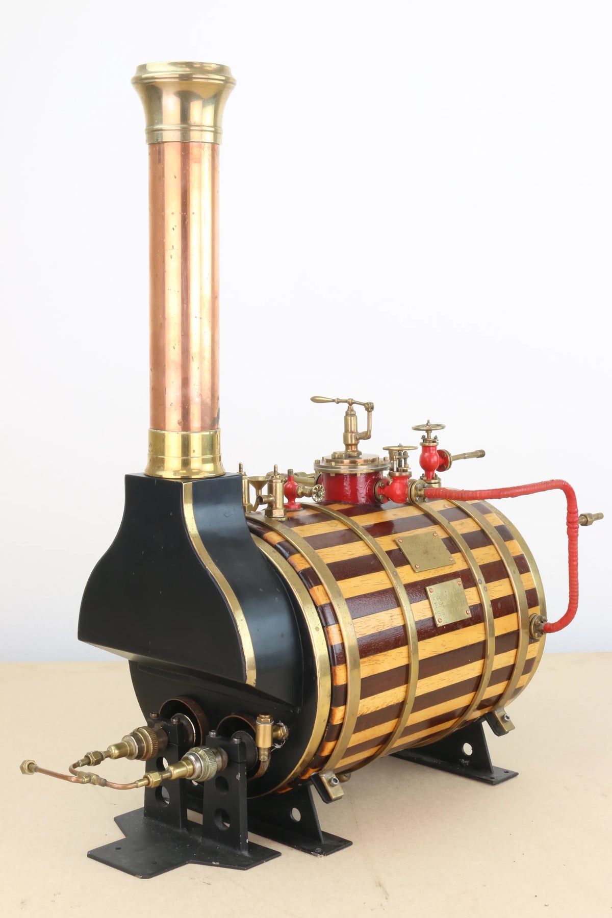 Large gas-fired return flue boiler