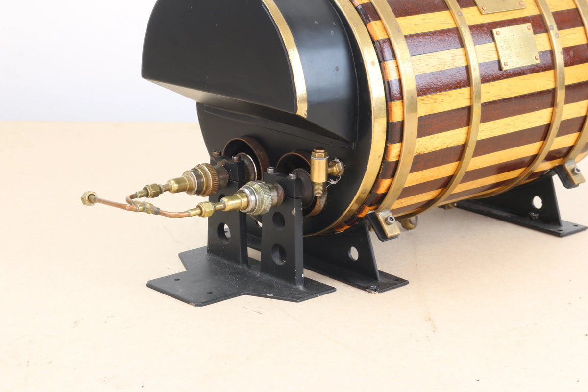 Large gas-fired return flue boiler