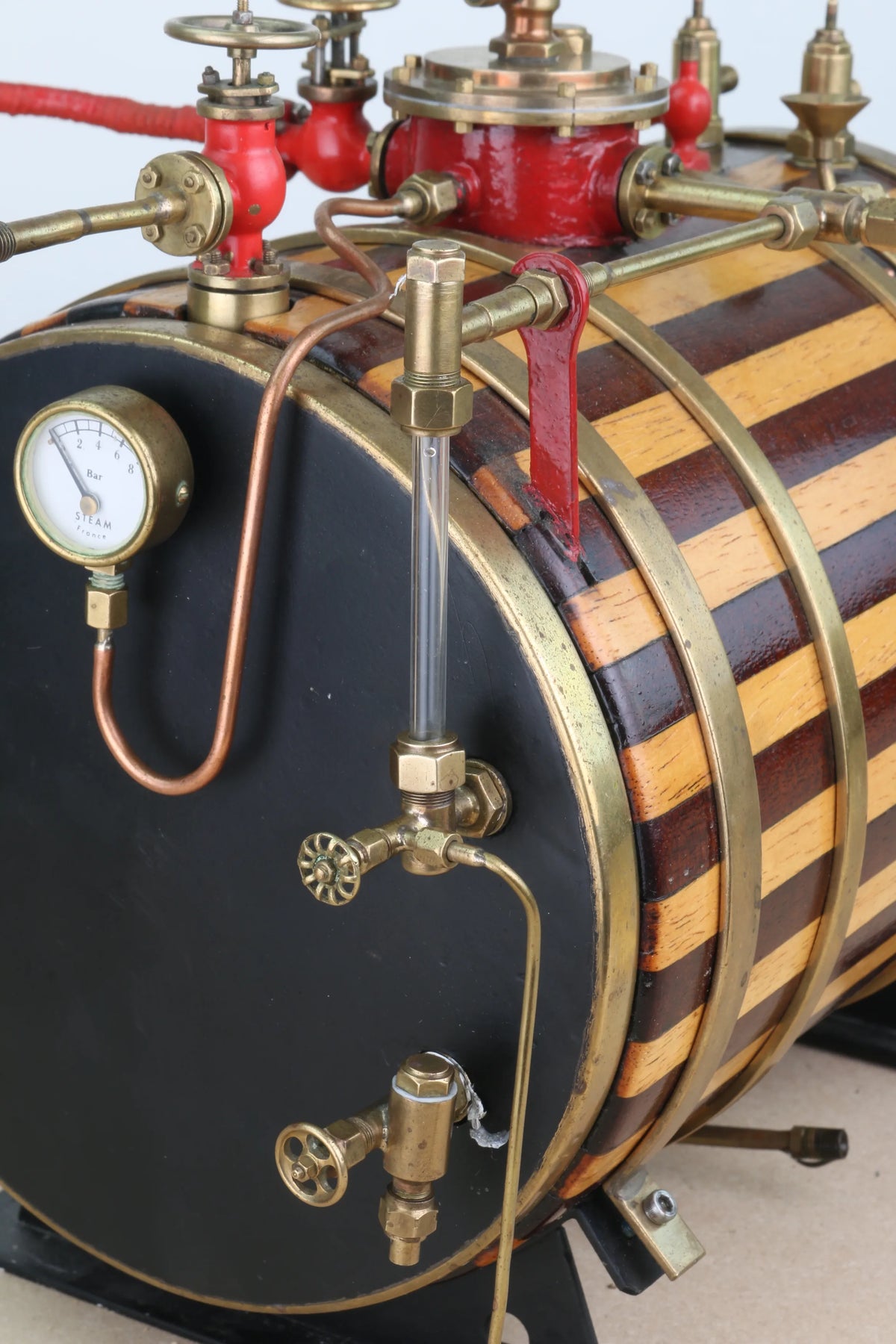 Large gas-fired return flue boiler