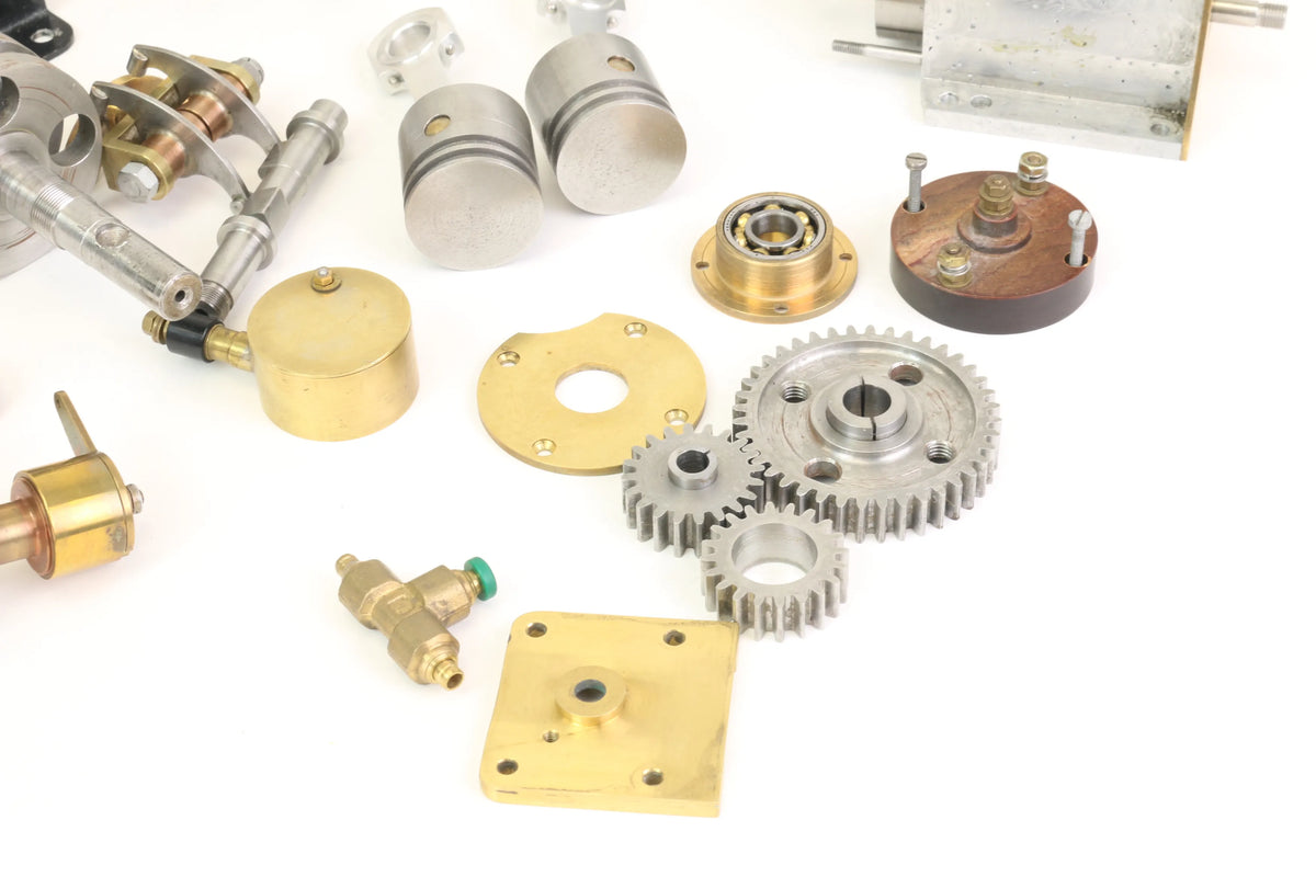 Part-built twin cylinder IC engine