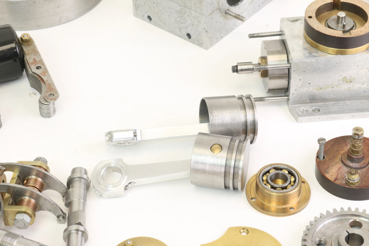 Part-built twin cylinder IC engine