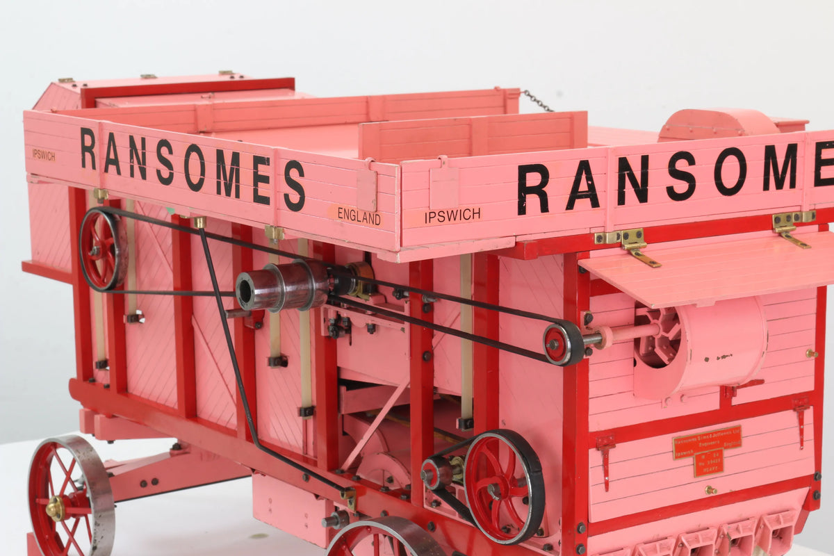 1 1/2 inch scale Ransomes threshing machine