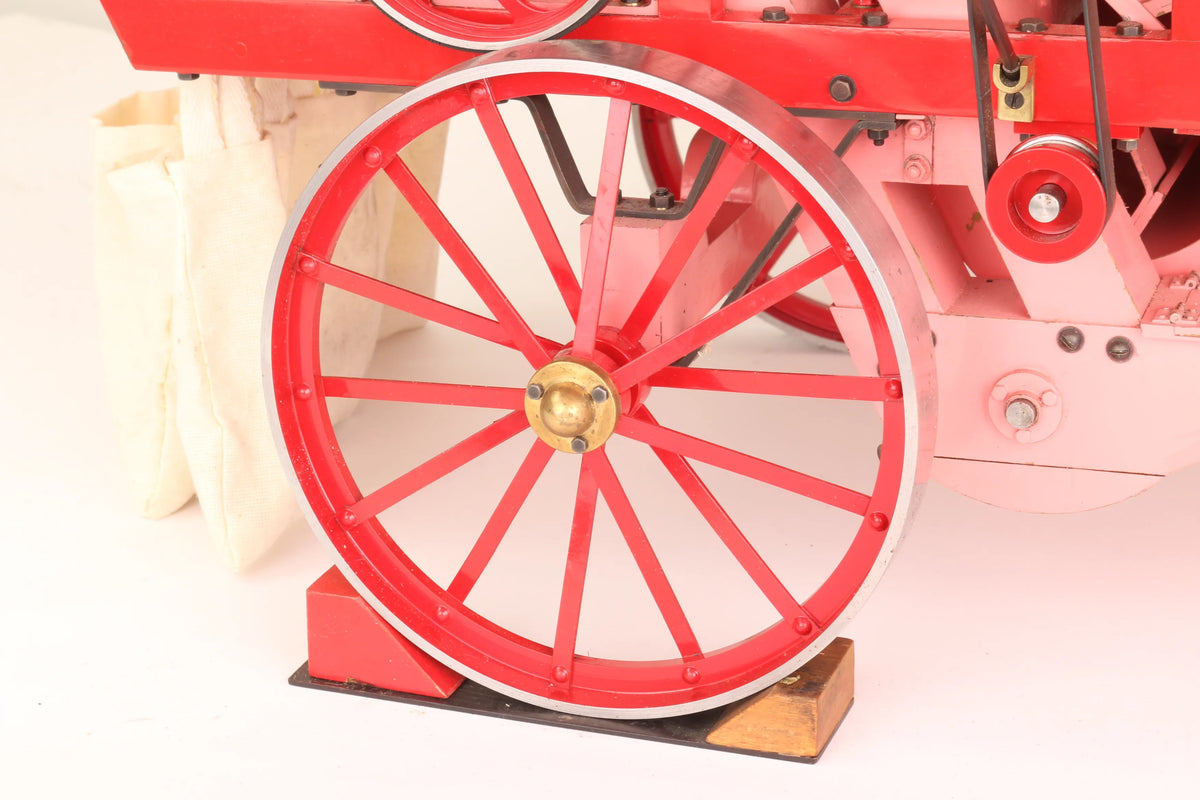 1 1/2 inch scale Ransomes threshing machine
