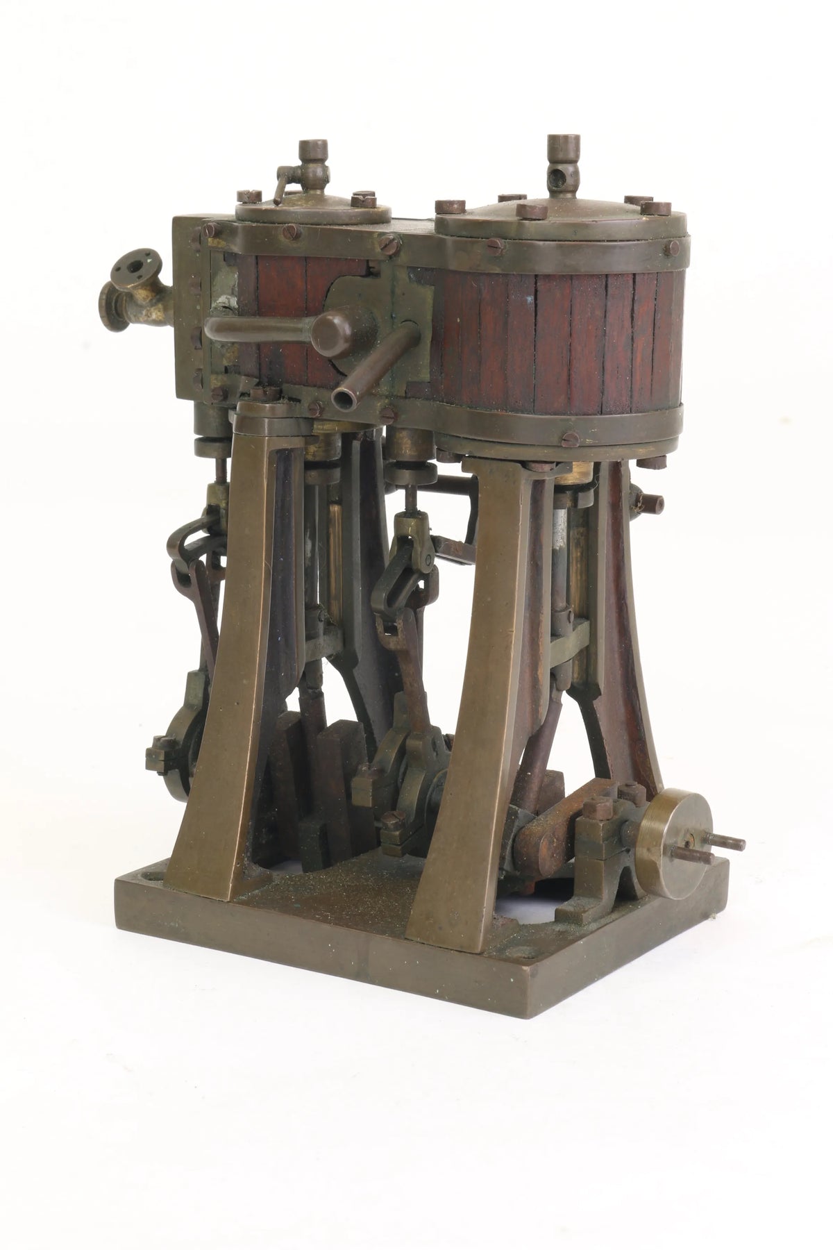 Vintage reversing vertical twin