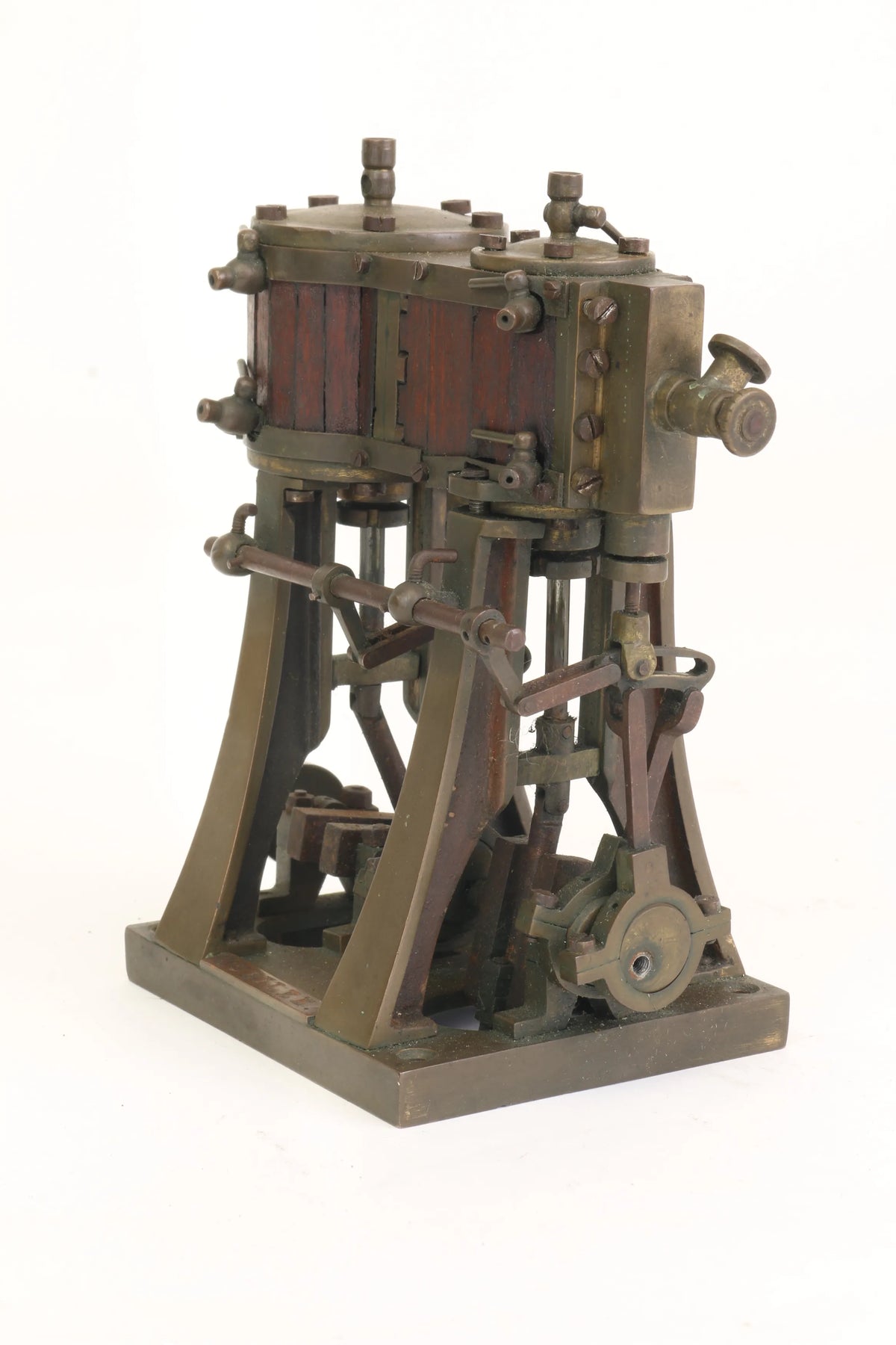 Vintage reversing vertical twin