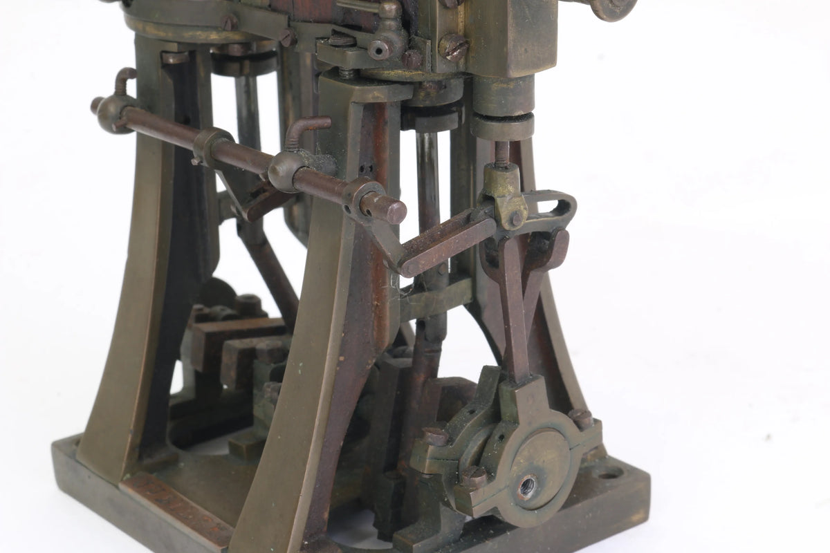 Vintage reversing vertical twin