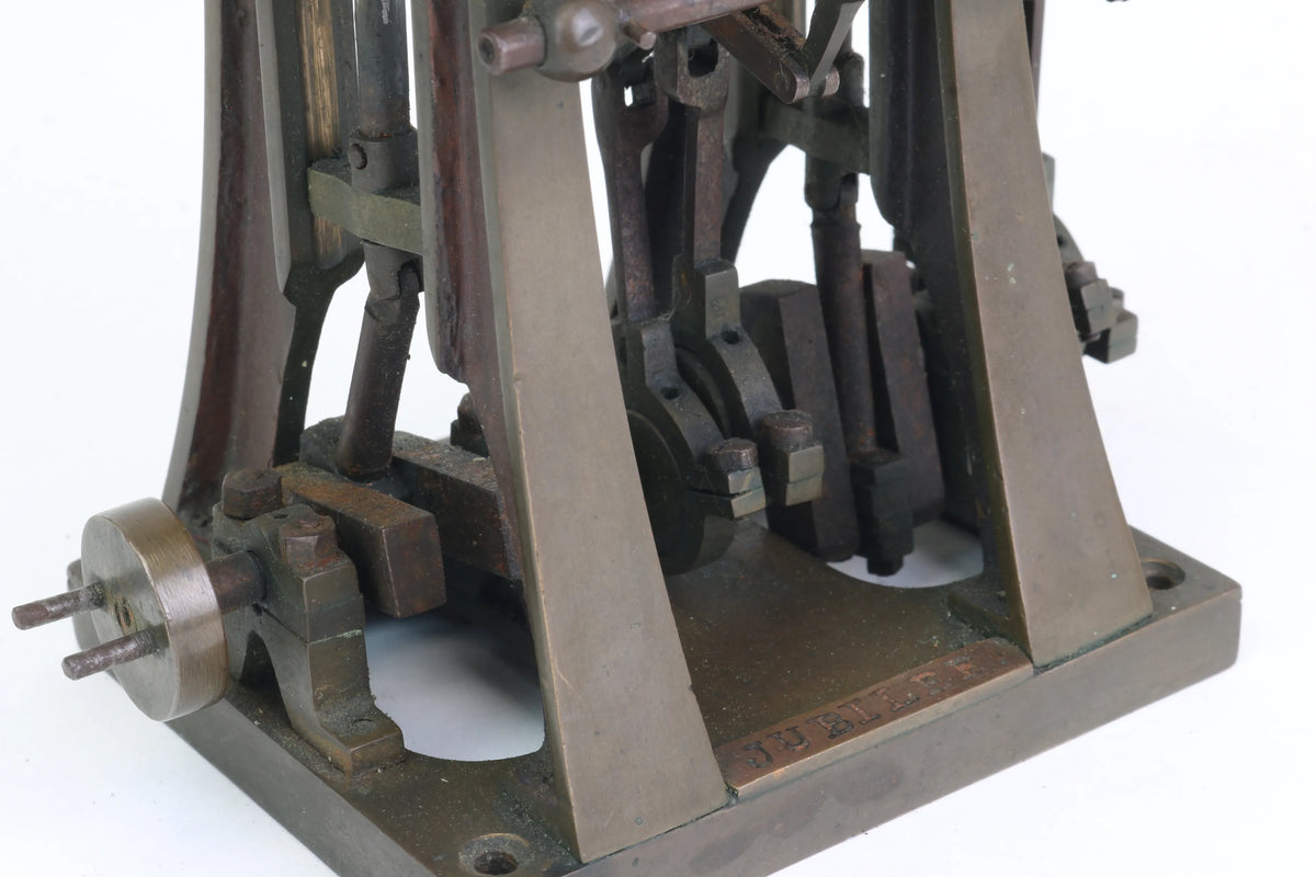 Vintage reversing vertical twin