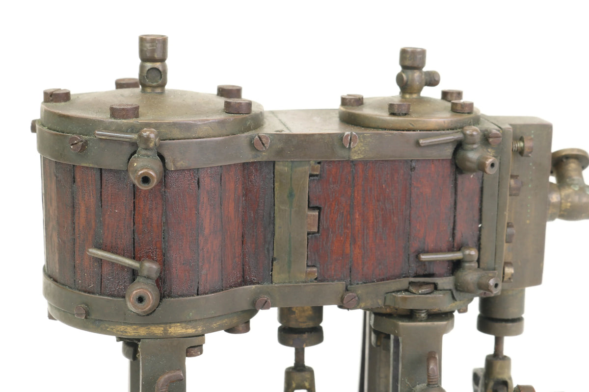Vintage reversing vertical twin