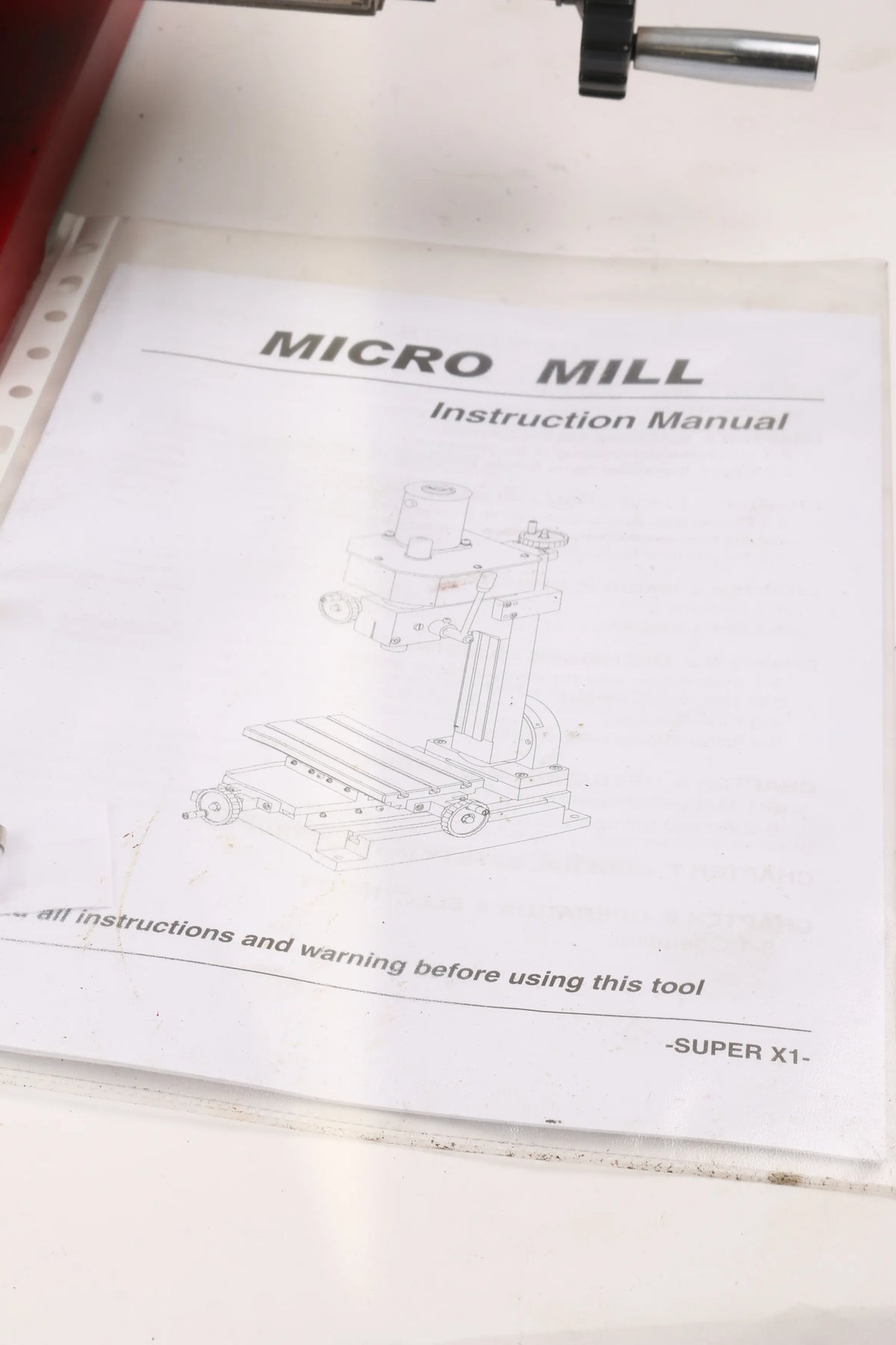 Sieg X1 micro mill