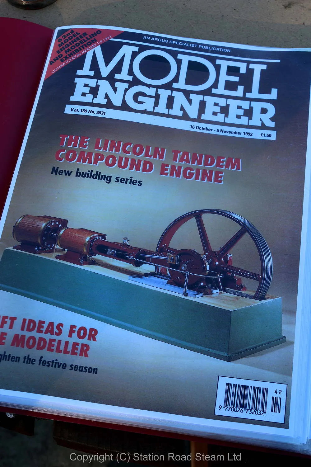 Southworth Lincoln twin tandem compound engine