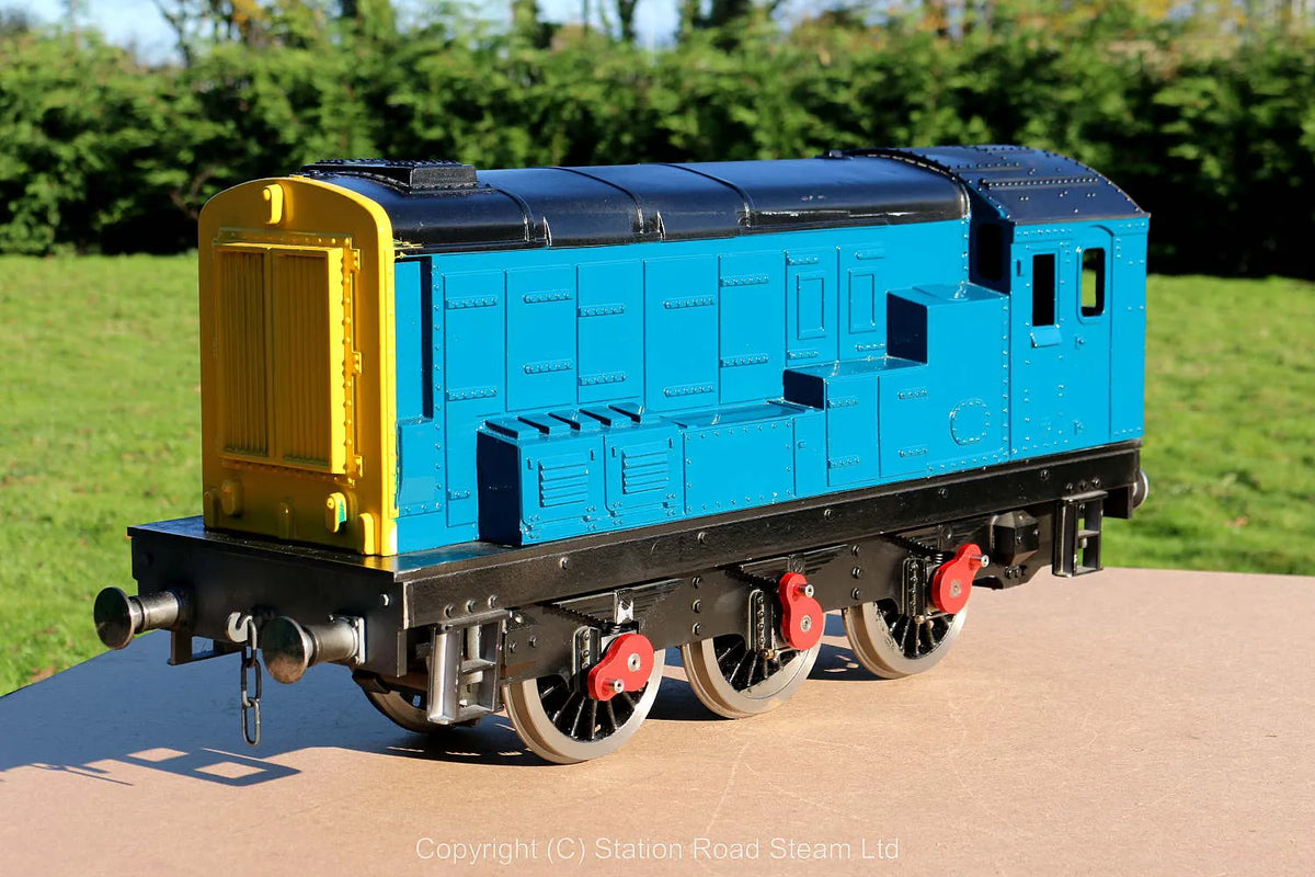 5 inch gauge "Charlatan" Class 08 battery electric