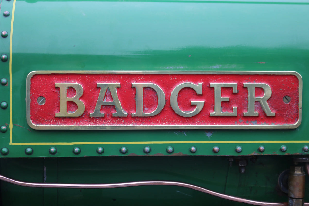 7 1/4 inch gauge Hunslet 0-4-0ST "Badger"