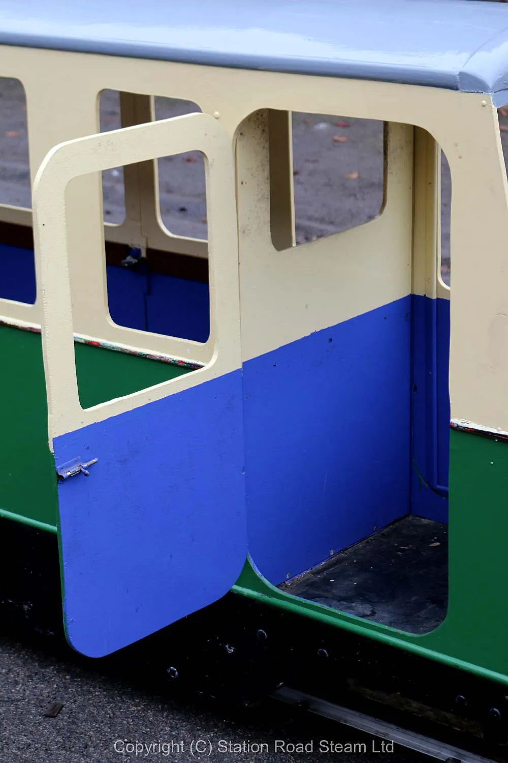 7 1/4 inch gauge Saltwood Railway bogie coach