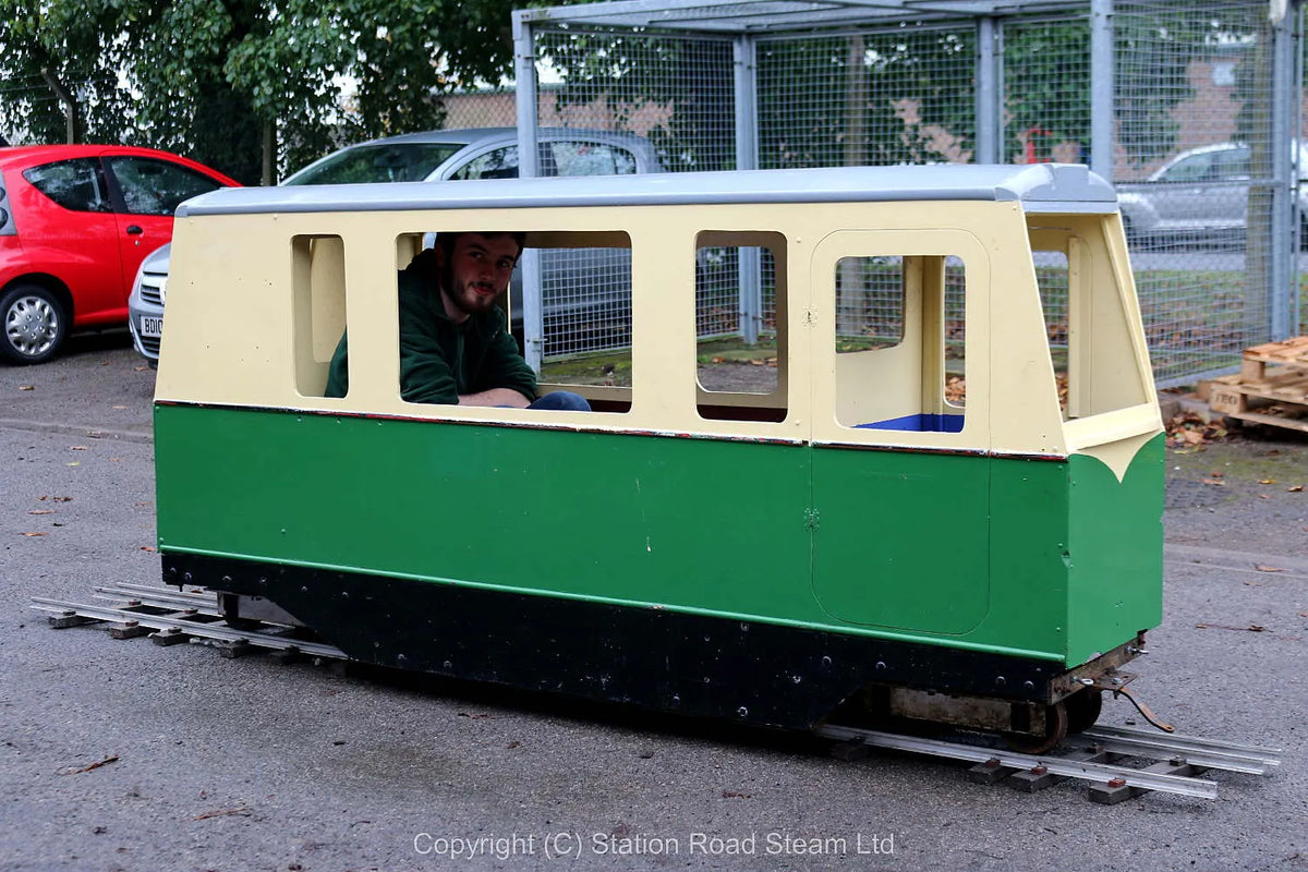 7 1/4 inch gauge Saltwood Railway bogie coach