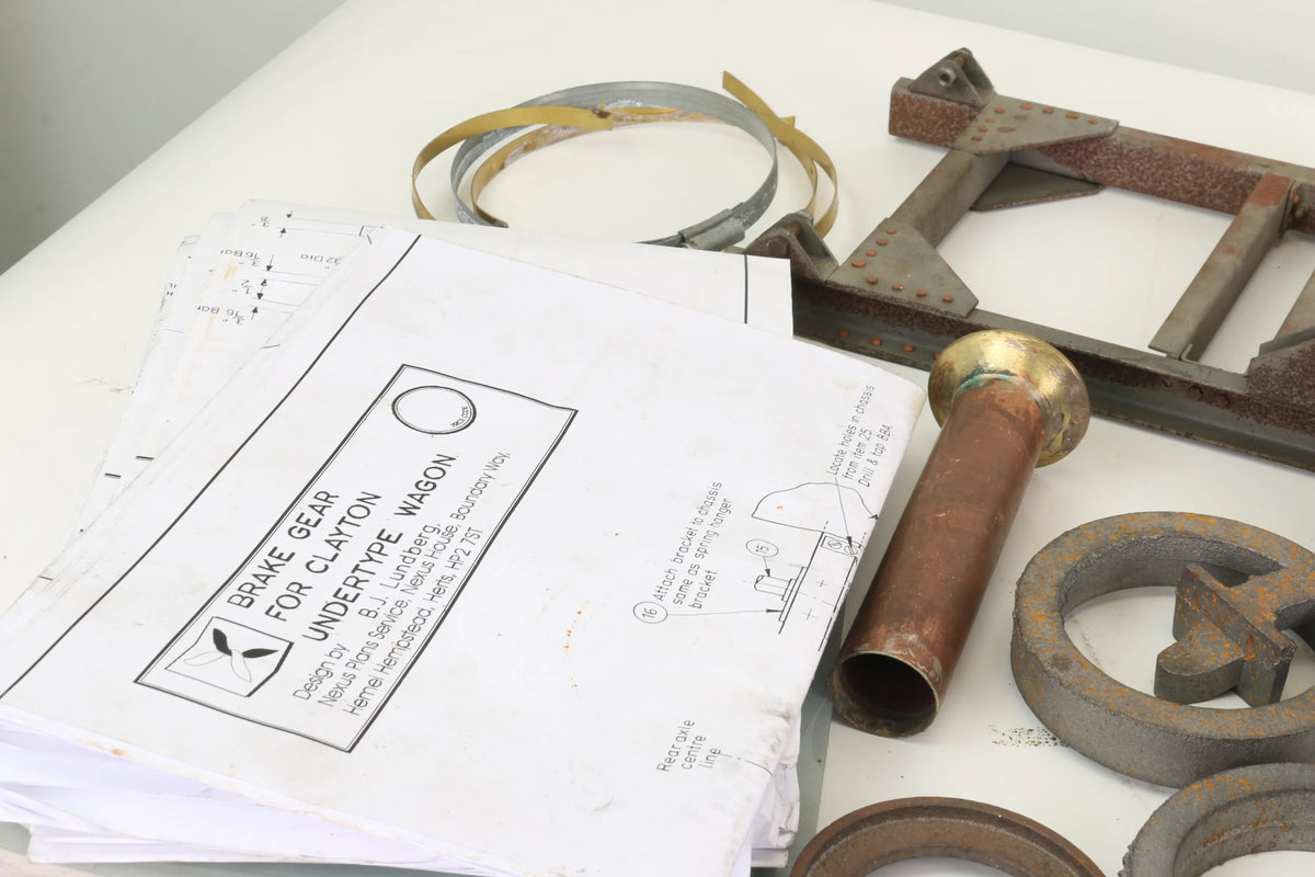 2 inch scale Clayton wagon parts