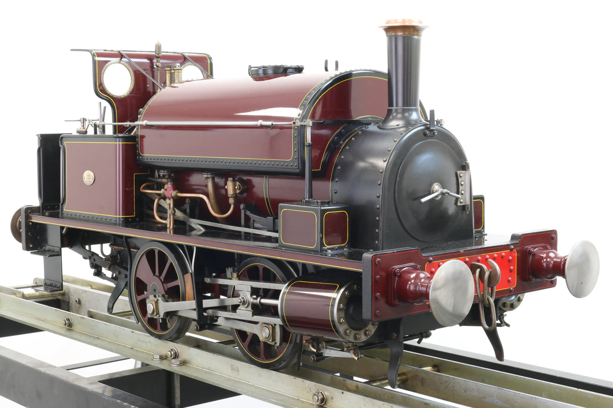 7 1/4 inch gauge Black, Hawthorne 0-4-0ST
