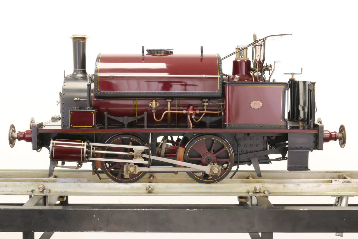 7 1/4 inch gauge Black, Hawthorne 0-4-0ST