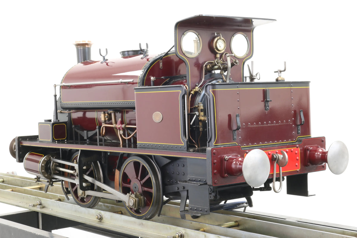 7 1/4 inch gauge Black, Hawthorne 0-4-0ST