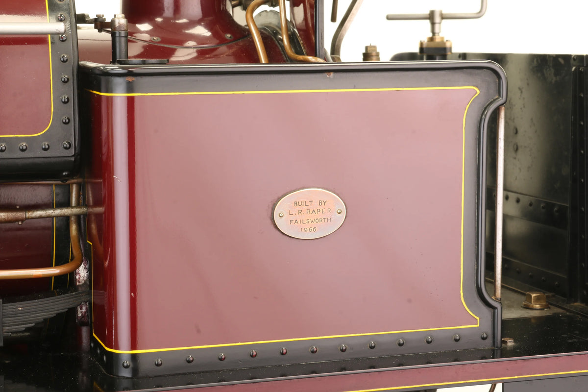 7 1/4 inch gauge Black, Hawthorne 0-4-0ST