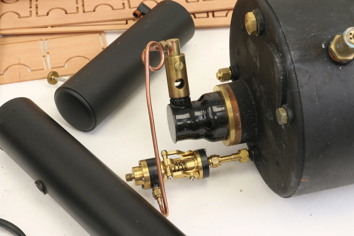 "Seekadett" steam launch kit with steam plant