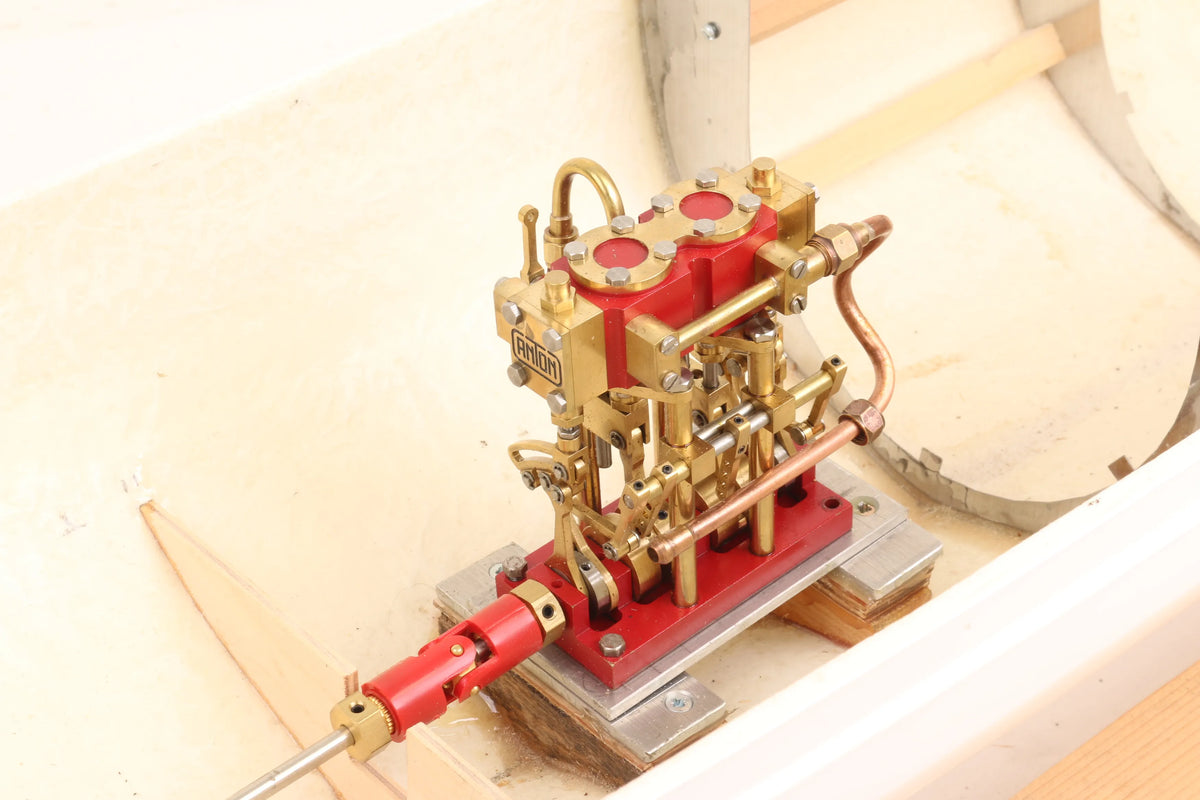 "Seekadett" steam launch kit with steam plant