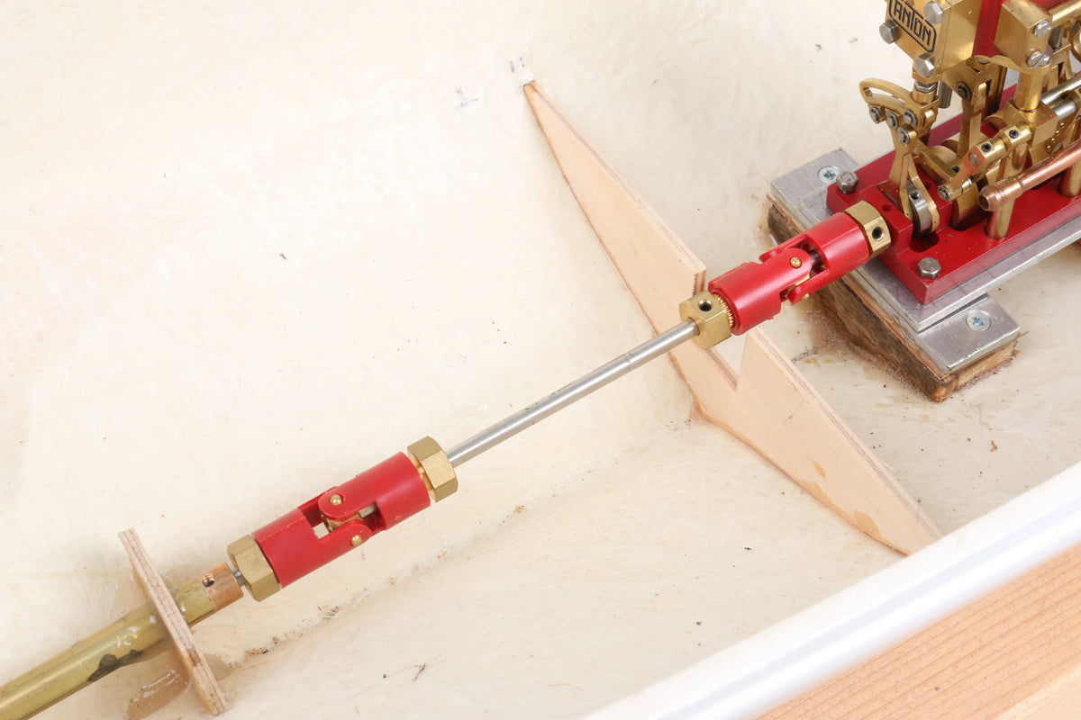 "Seekadett" steam launch kit with steam plant