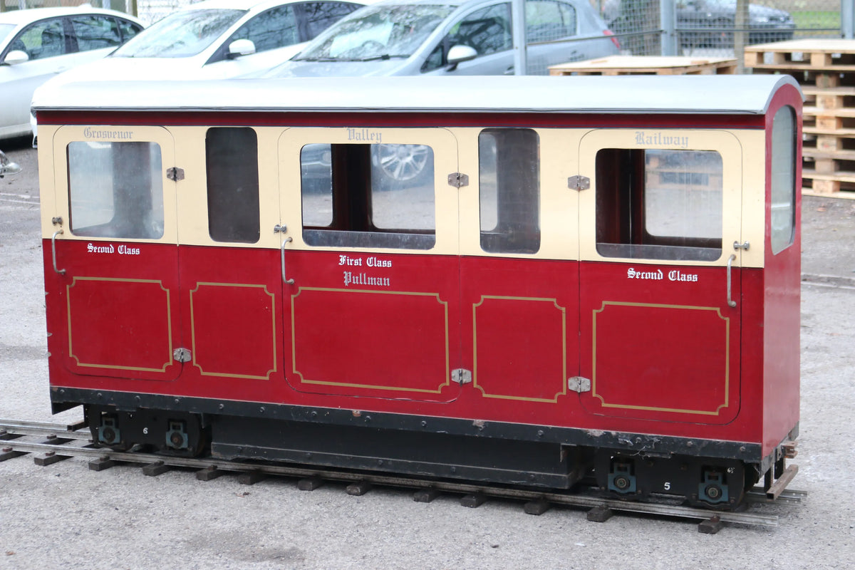 7 1/4 inch narrow gauge 1st & 2nd class bogie coach