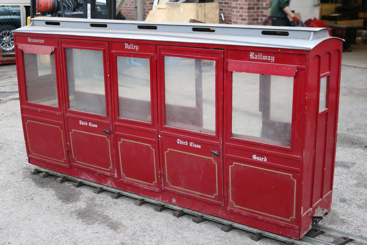 7 1/4 inch narrow gauge 3rd class & brake bogie coach