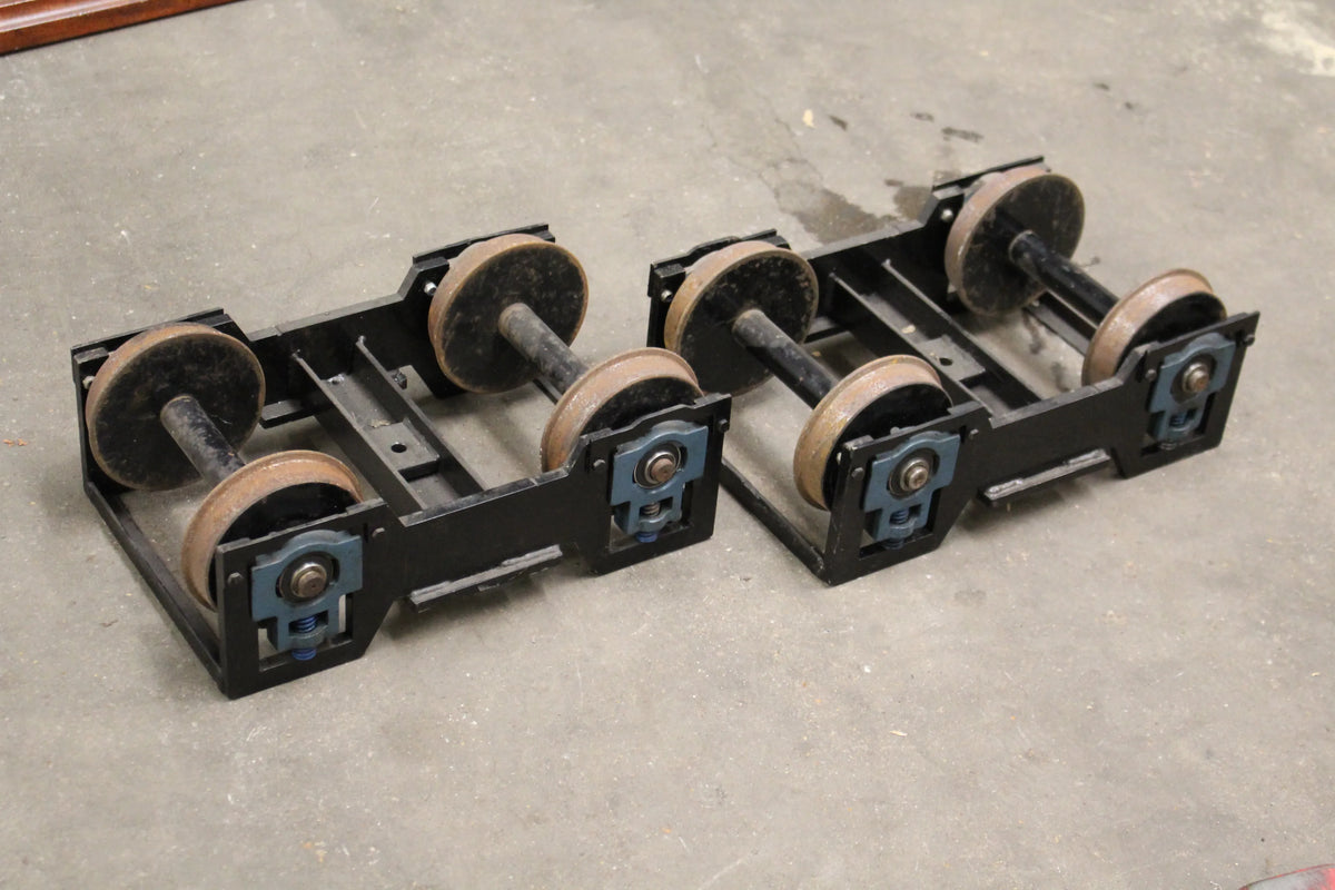 Pair heavy duty 7 1/4 inch gauge bogies