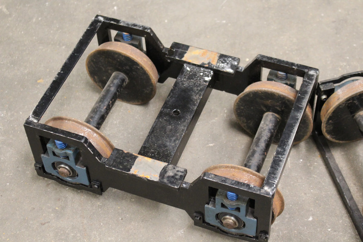 Pair heavy duty 7 1/4 inch gauge bogies