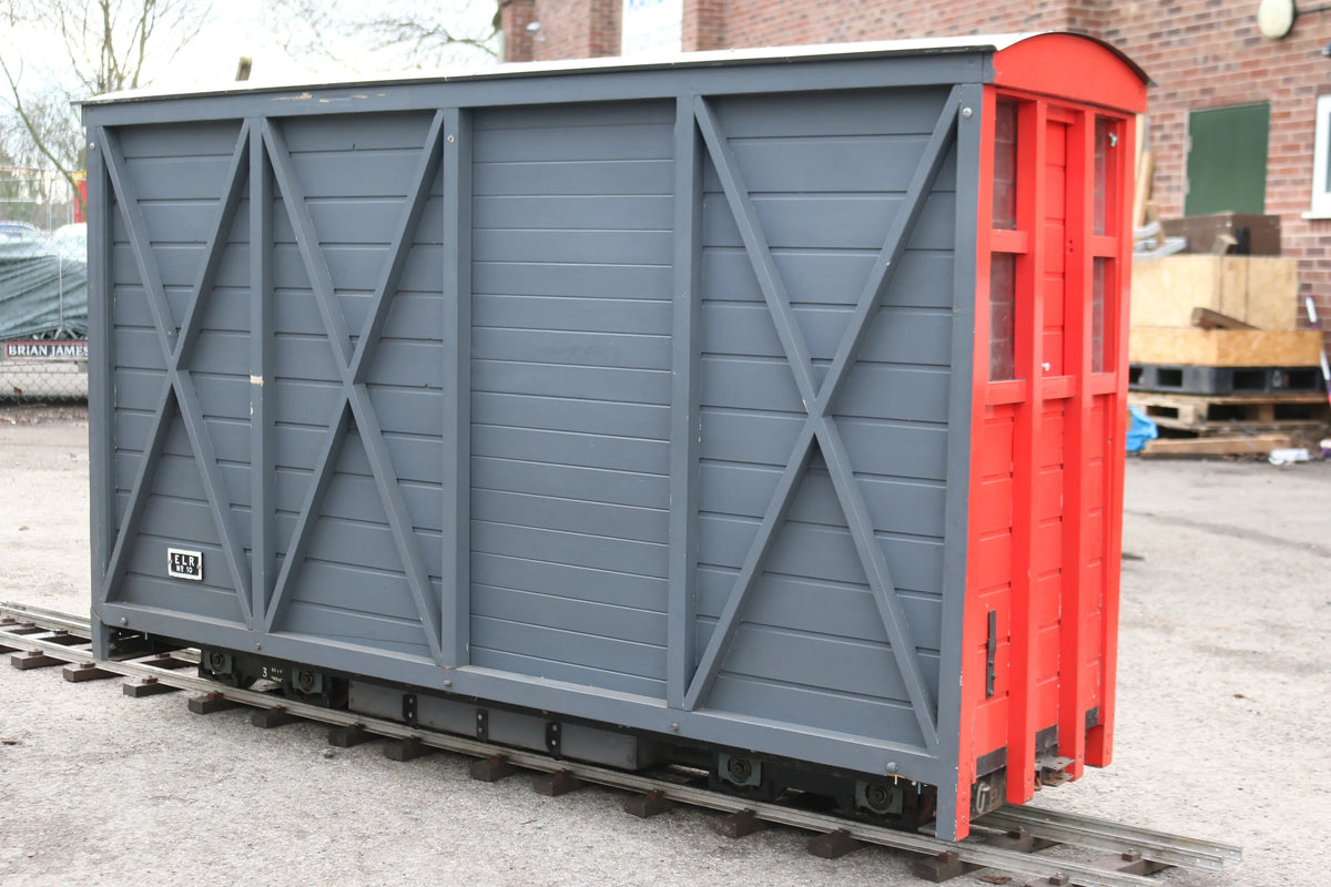 7 1/4 inch narrow gauge box wagon
